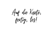 Auf die Knete, fertig, los! logo