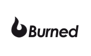 Burned logo