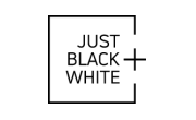 JUST BLACK + WHITE logo